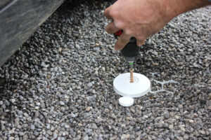 Markeerdoppen grindparking