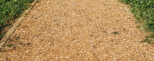 Schelpen bodembedekking