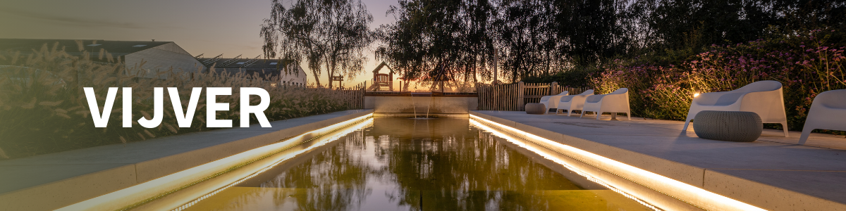 Project vijver in donker