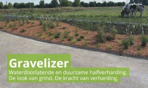 Gravelizer waterdoorlatende halfverharding