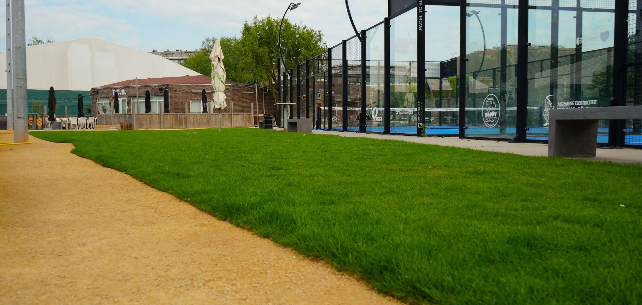 Gravelizer halfverharding Yellow Tennis Club Blankenberge